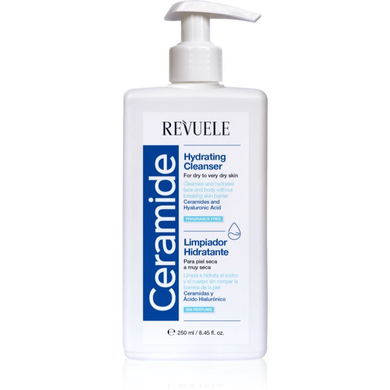 

Revuele Ceramide Hydrating Cleanser гель для умывания лица и тела для сухой и очень сухой кожи 250 мл