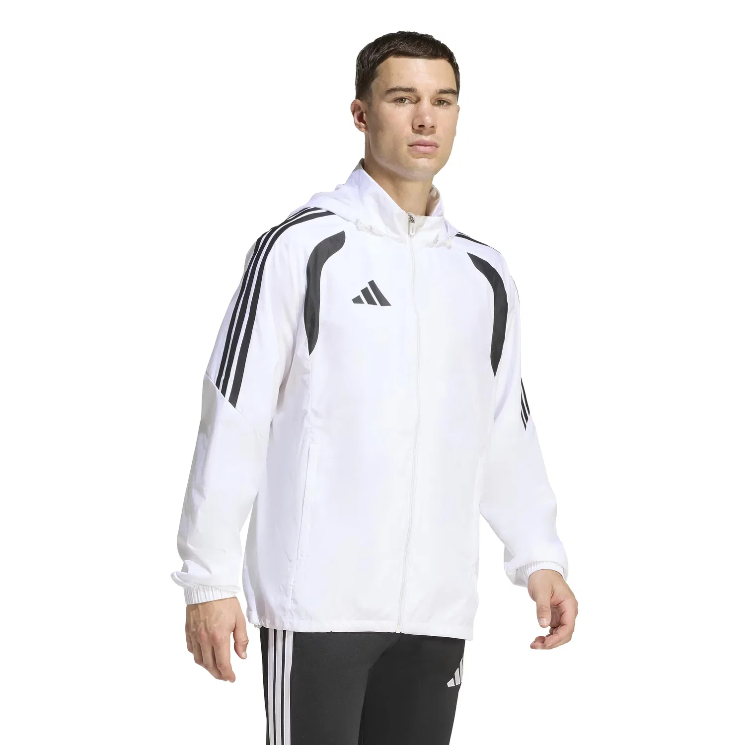 Тренировочная куртка Adidas Performance TIRO26L белого цвета — фото 2