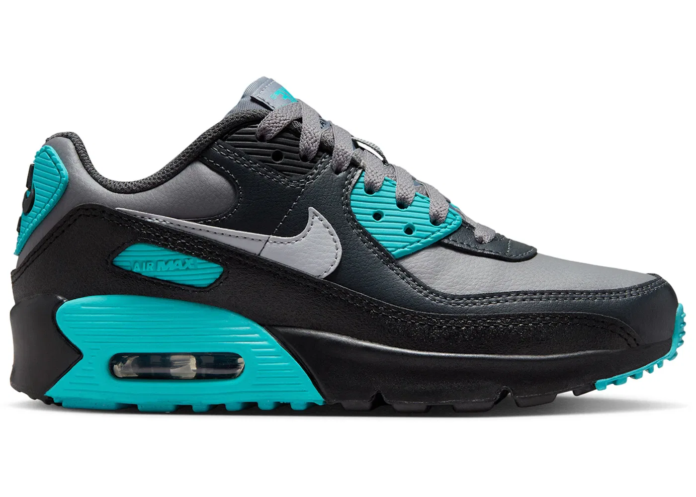 Детские кроссовки Lifestyle Nike Air Max 90 LTR, Cool Grey/Dusty Cactus/Black/Wolf Grey
