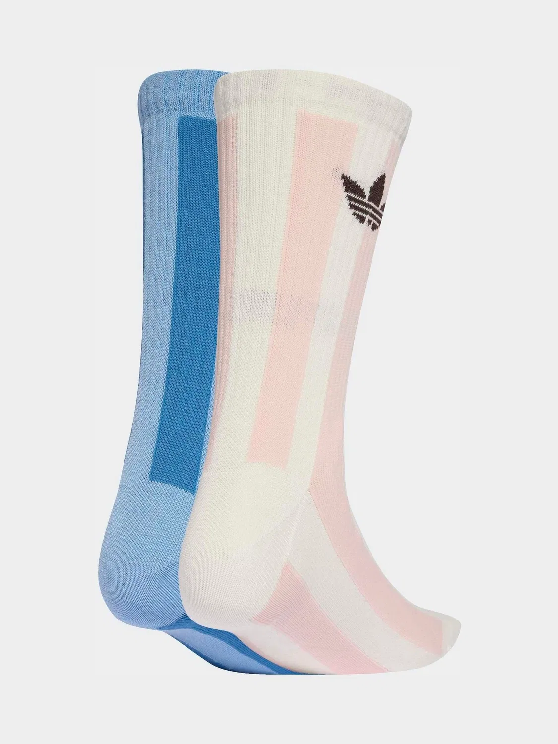 Носки adidas Originals в полоску, розовые — фото 2