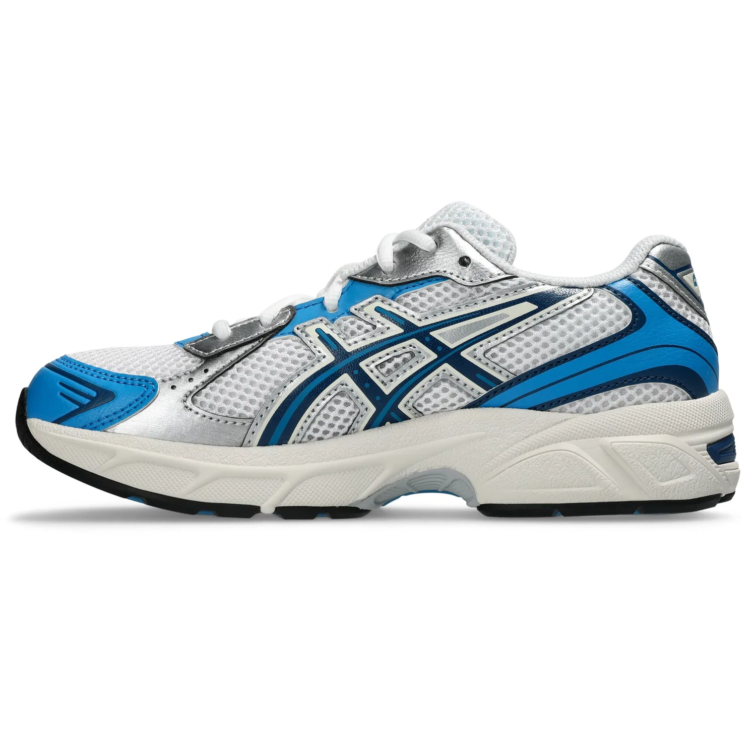 Детские кроссовки с технологией GEL ASICS SportStyle, White/Twilight Blue — фото 3