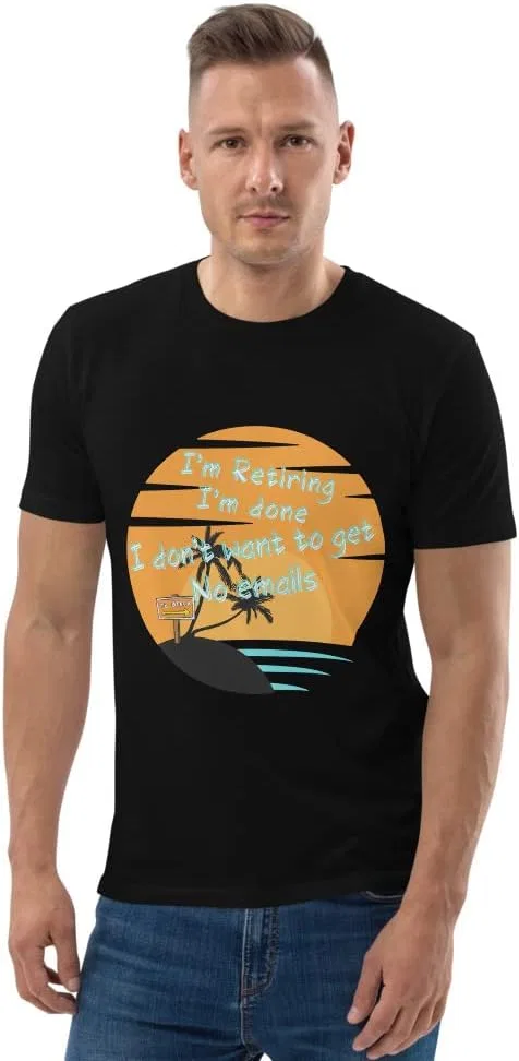 Футболка с принтом Funny Retirement Gifts, Black — фото 2