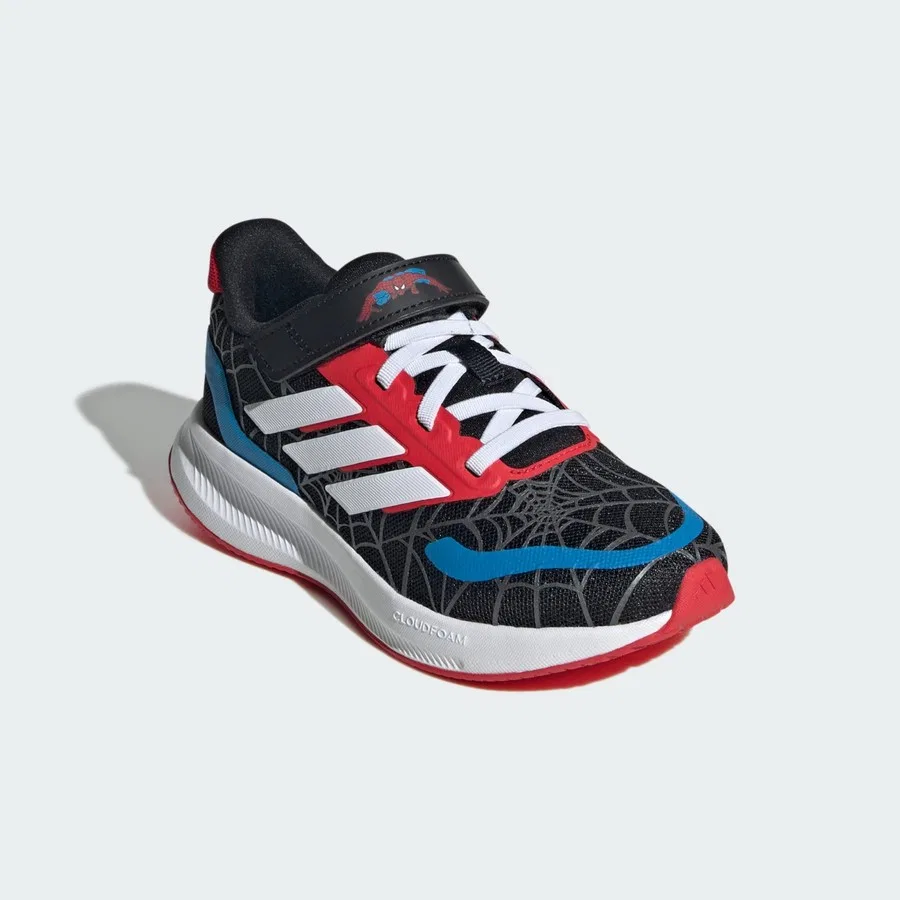 Детские кроссовки с принтом Spider-Man RUNFALCON EL C adidas, Черный — фото 3