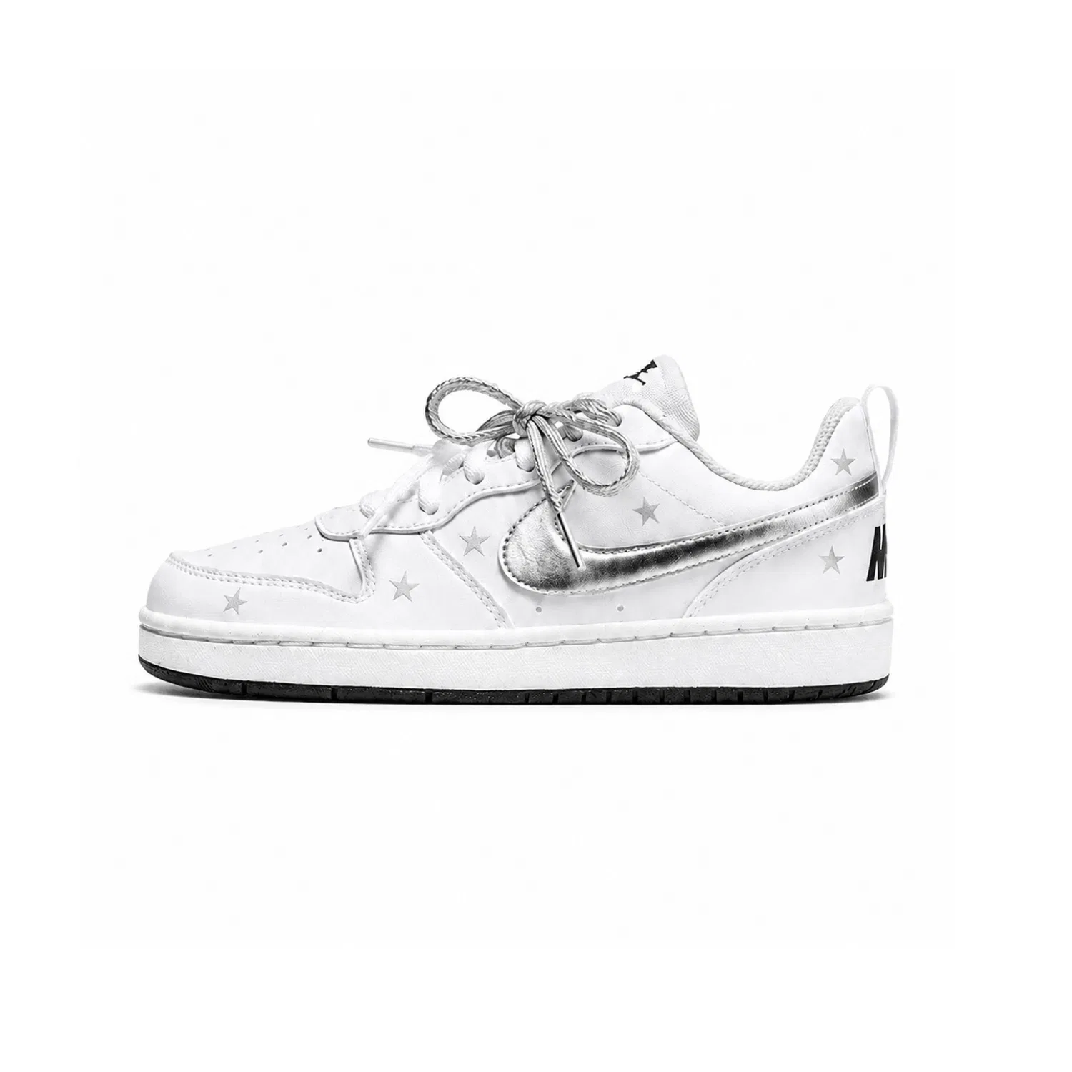 Кроссовки для скейтбординга Court Borough, Nike, White Silver — фото 3