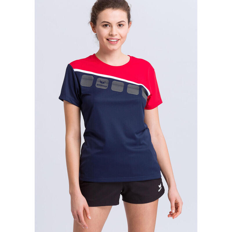 

Спортивная футболка Erima, цвет baltikblau/navyblau/rot