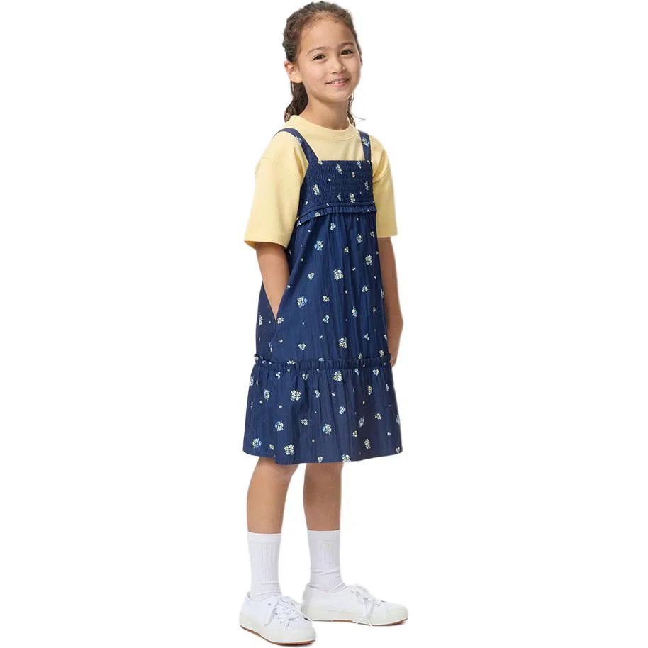 Платье унисекс, летнее, UNIQLO, Dark Blue