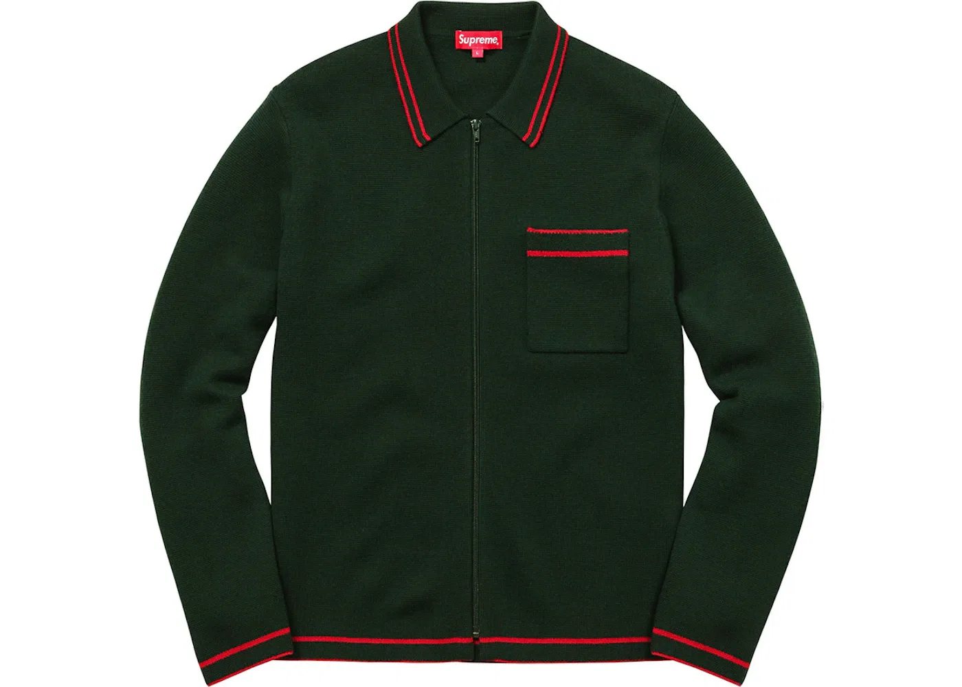 Мужской свитер с принтом Supreme Sweater, Dark Green