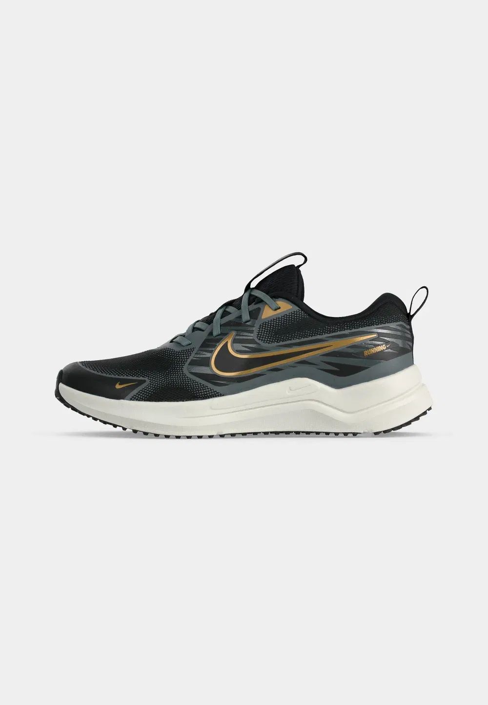 Кроссовки Cosmic Runner унисекс для бега по улицам Nike Performance, Black/Metallic Gold-Coloured/Smoke Grey/Sail/Rio Teal — фото 2