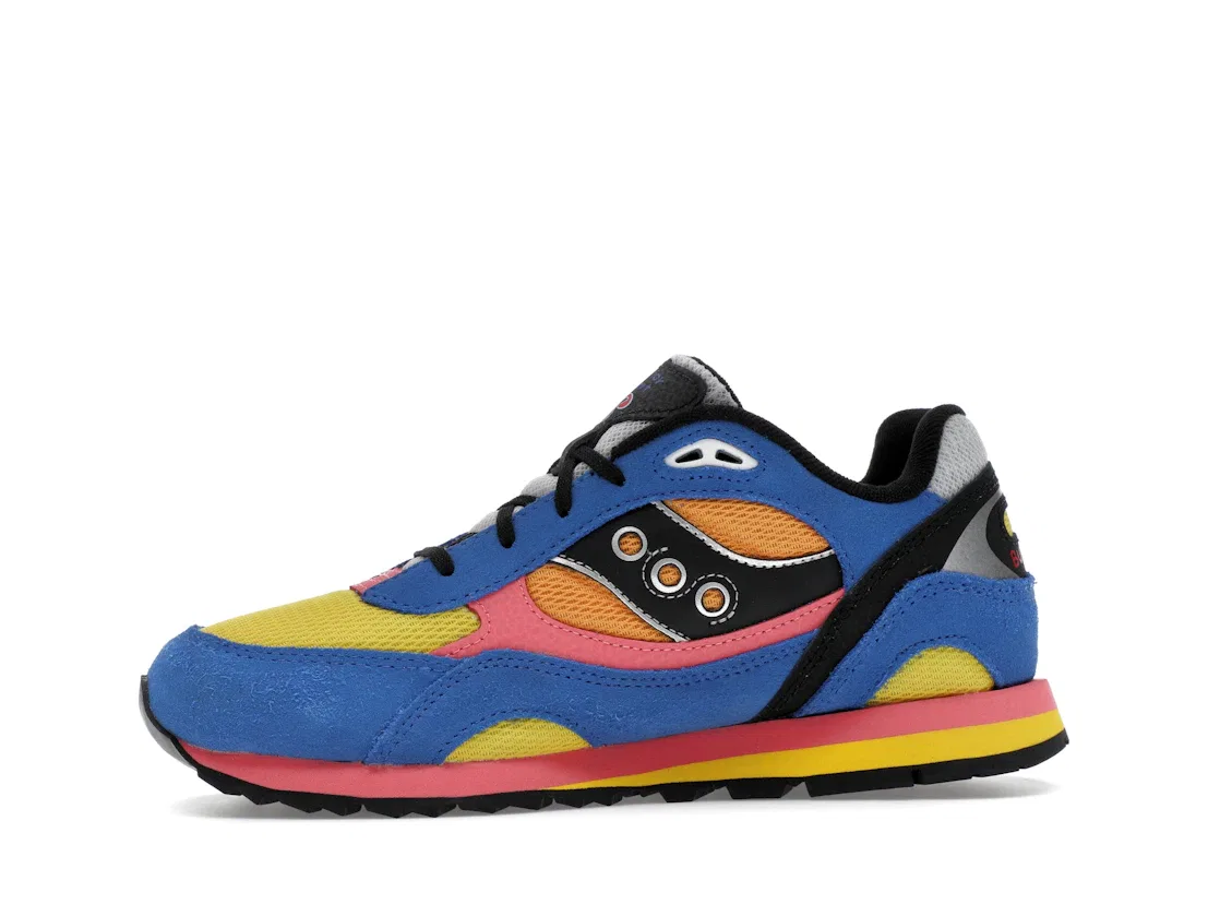 Детские кроссовки Lifestyle Saucony Shadow 6000, Blue/Orange/Yellow/Pink — фото 3