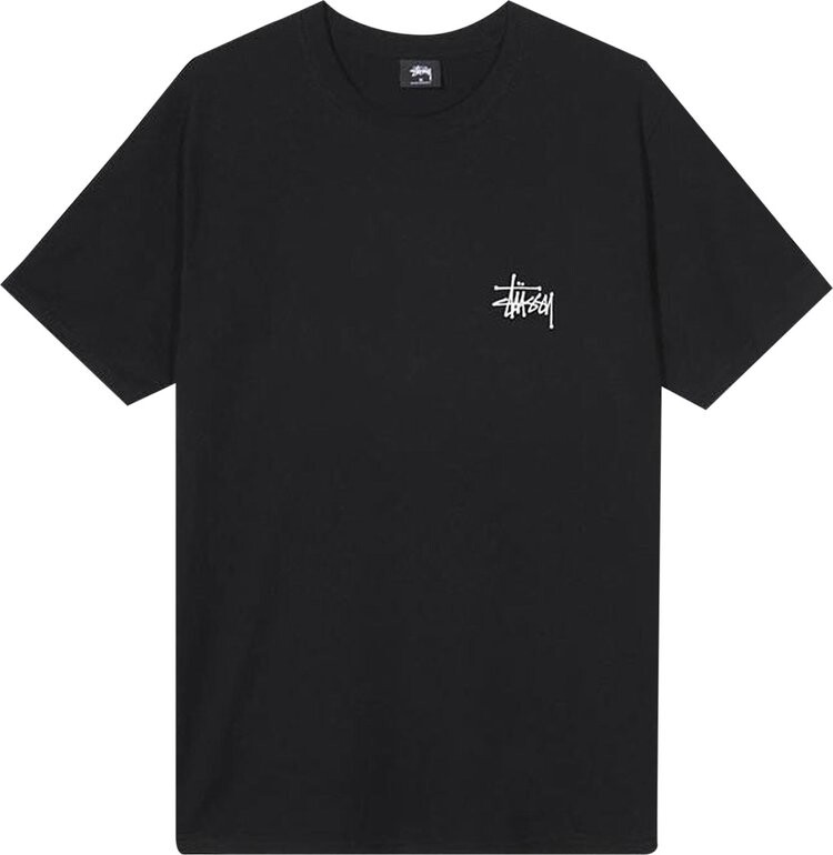 

Футболка Stussy Basic Tee 'Black', черный