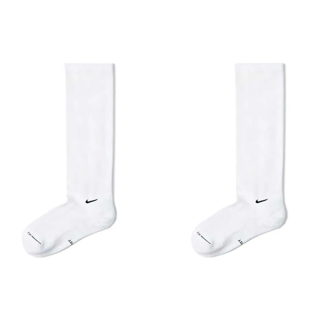 Детские носки гольфы с принтом Nike, Белый/Светло-серый — фото 3