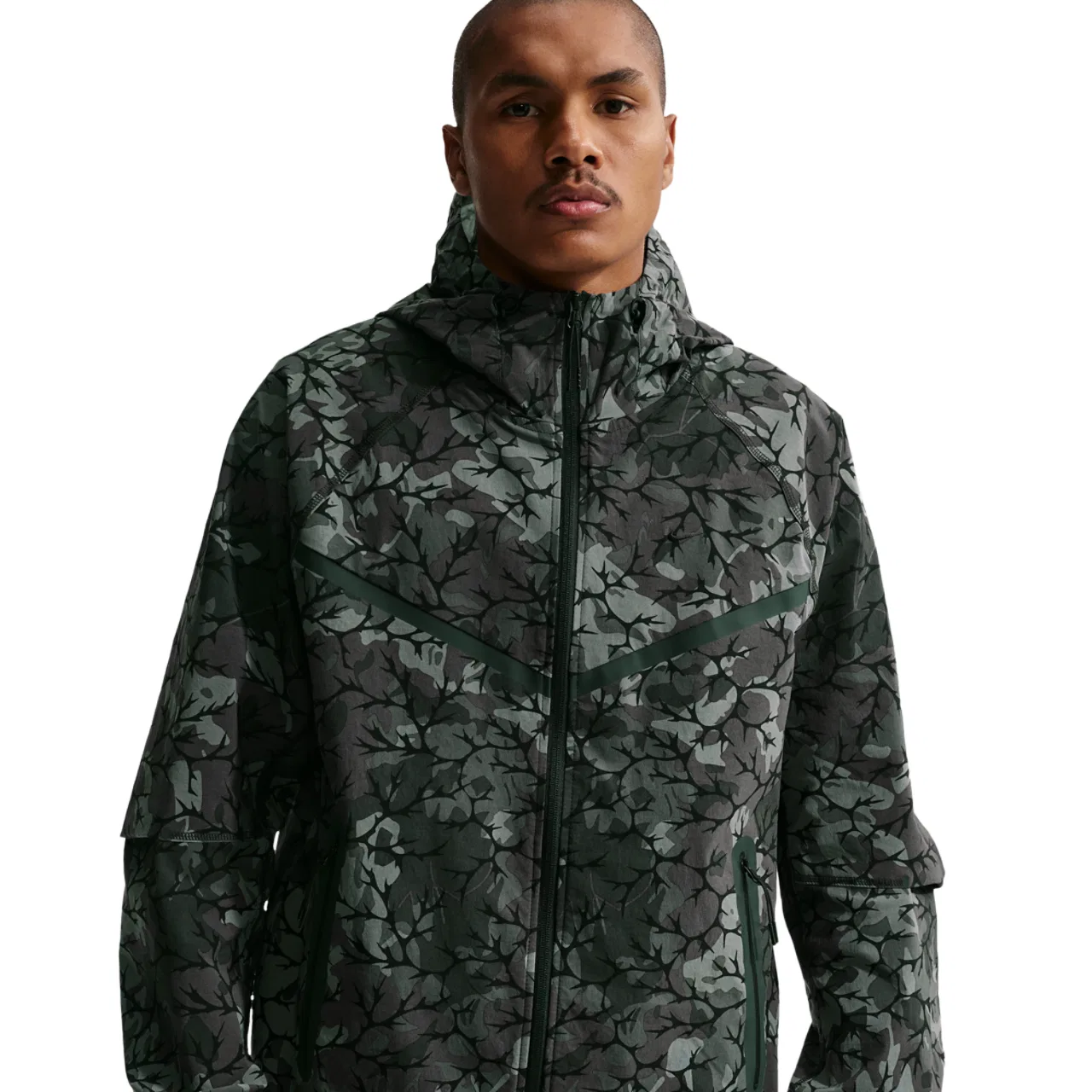 Мужская куртка Dri-FIT Tech Woven AOP Full-Zip Nike, черный