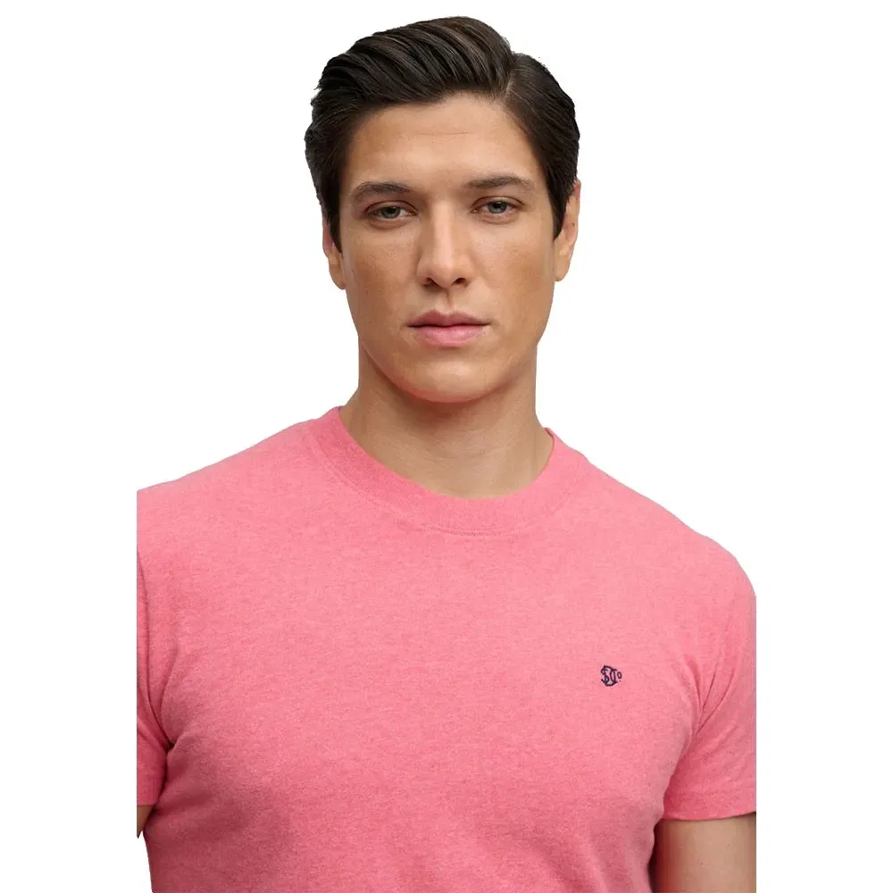 Футболка с коротким рукавом с вышивкой логотипа Essential SDCO Superdry, розовый — фото 3