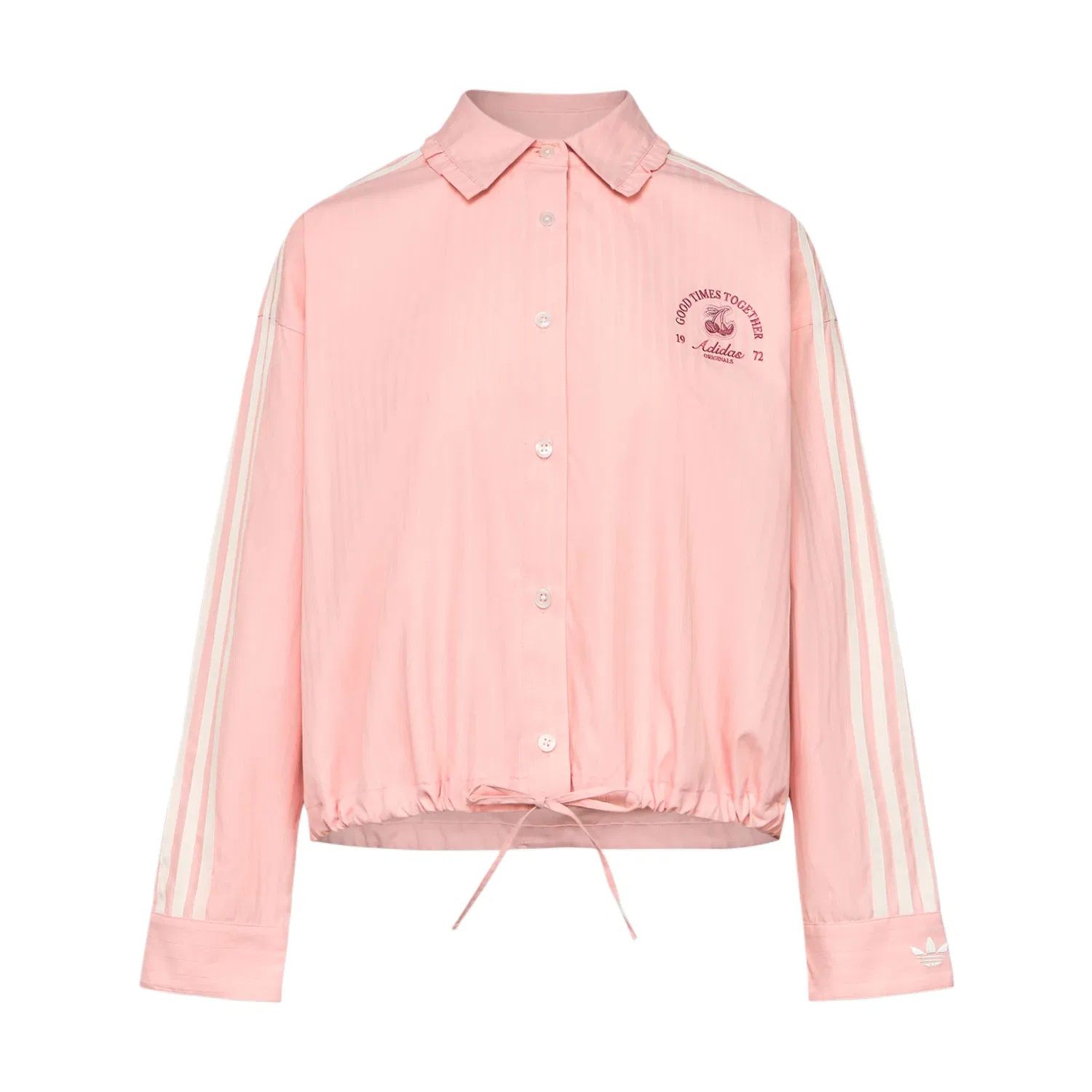 Женская рубашка с лацканами Light Pink Adidas Originals, Light Pink