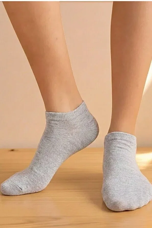 Детские носки-ботфорты с короткой длиной 10 пар Unisex Esinti, Gray — фото 3