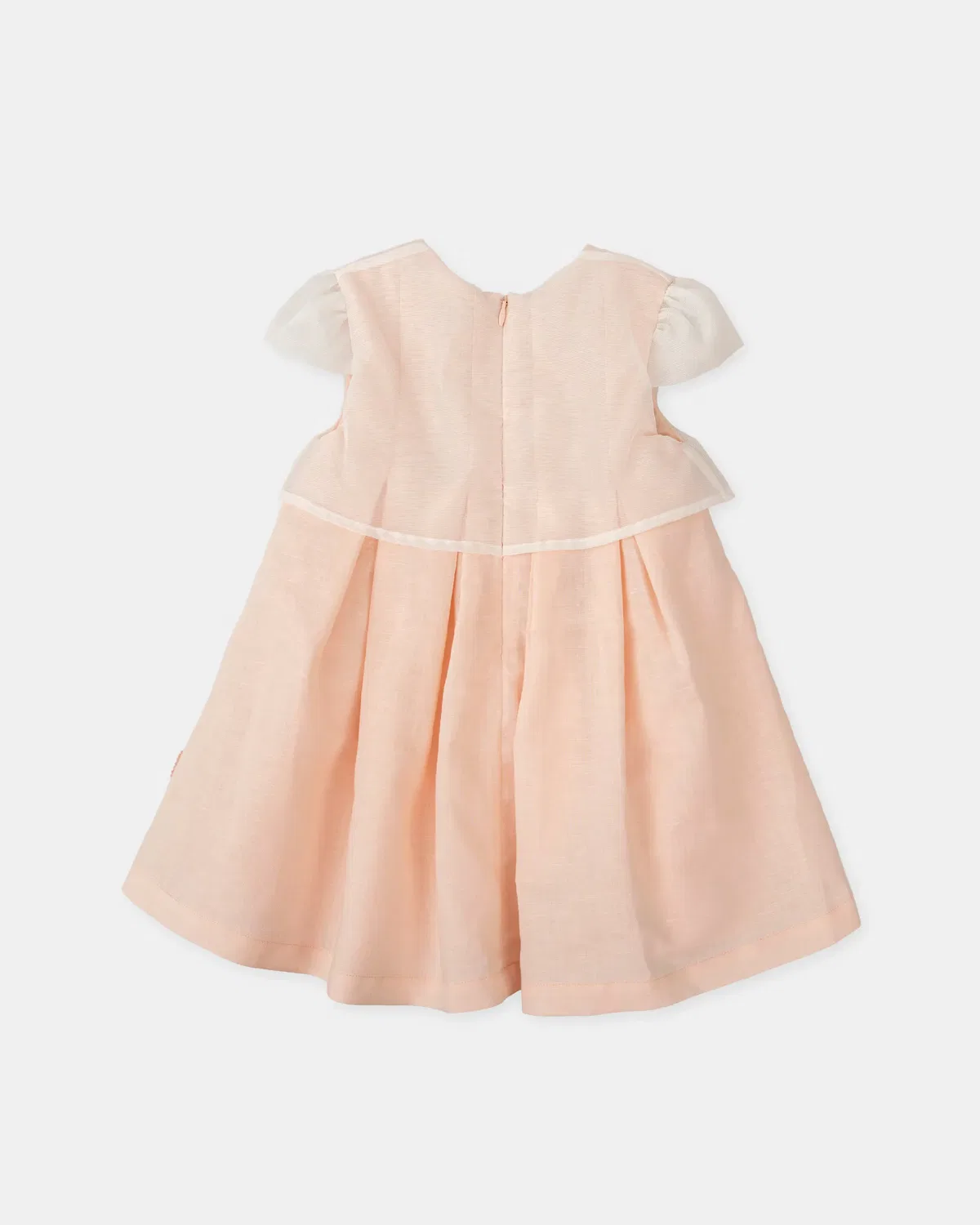Детское платье для девочек с коротким рукавом Tutto Piccolo, Rosa — фото 4