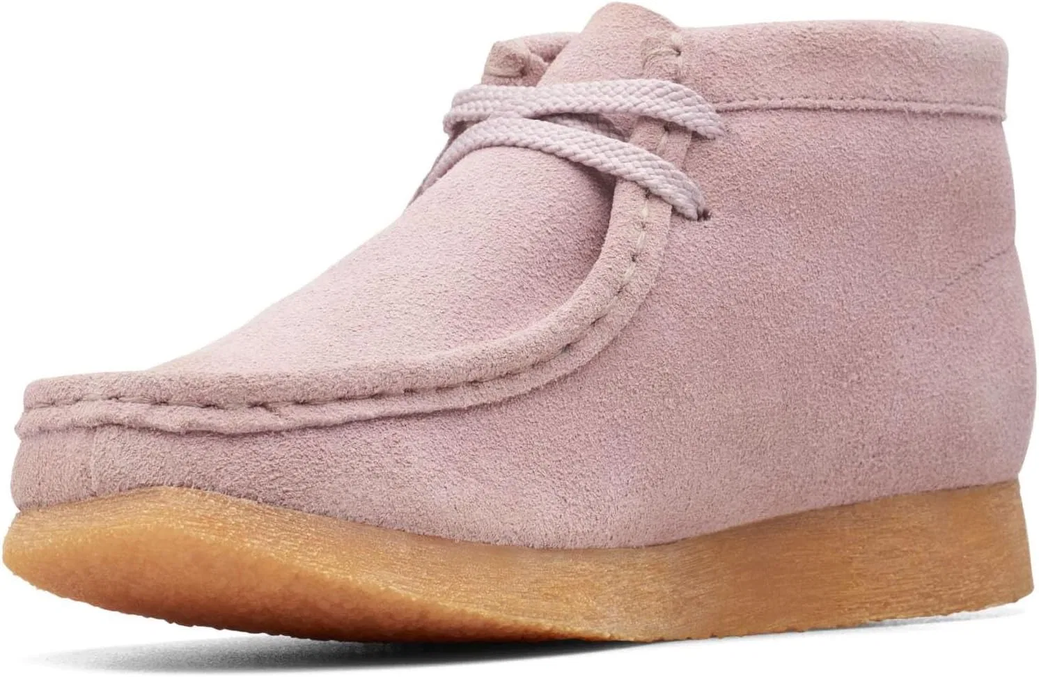 Детские ботинки для девочек Wallabee O Clarks, Pink — фото 2