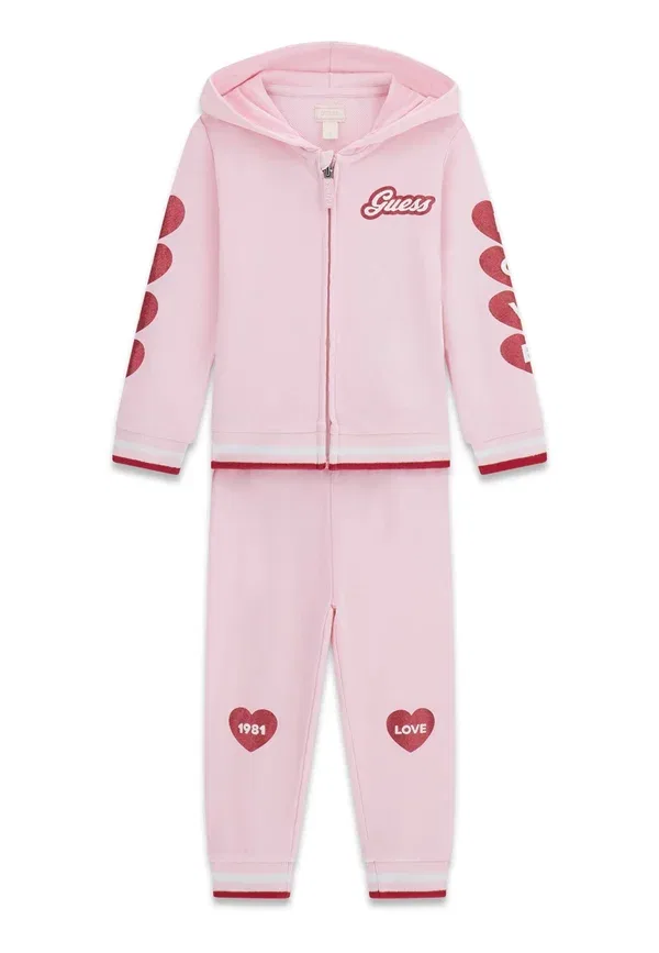 Детский спортивный костюм Guess, розовый — фото 4