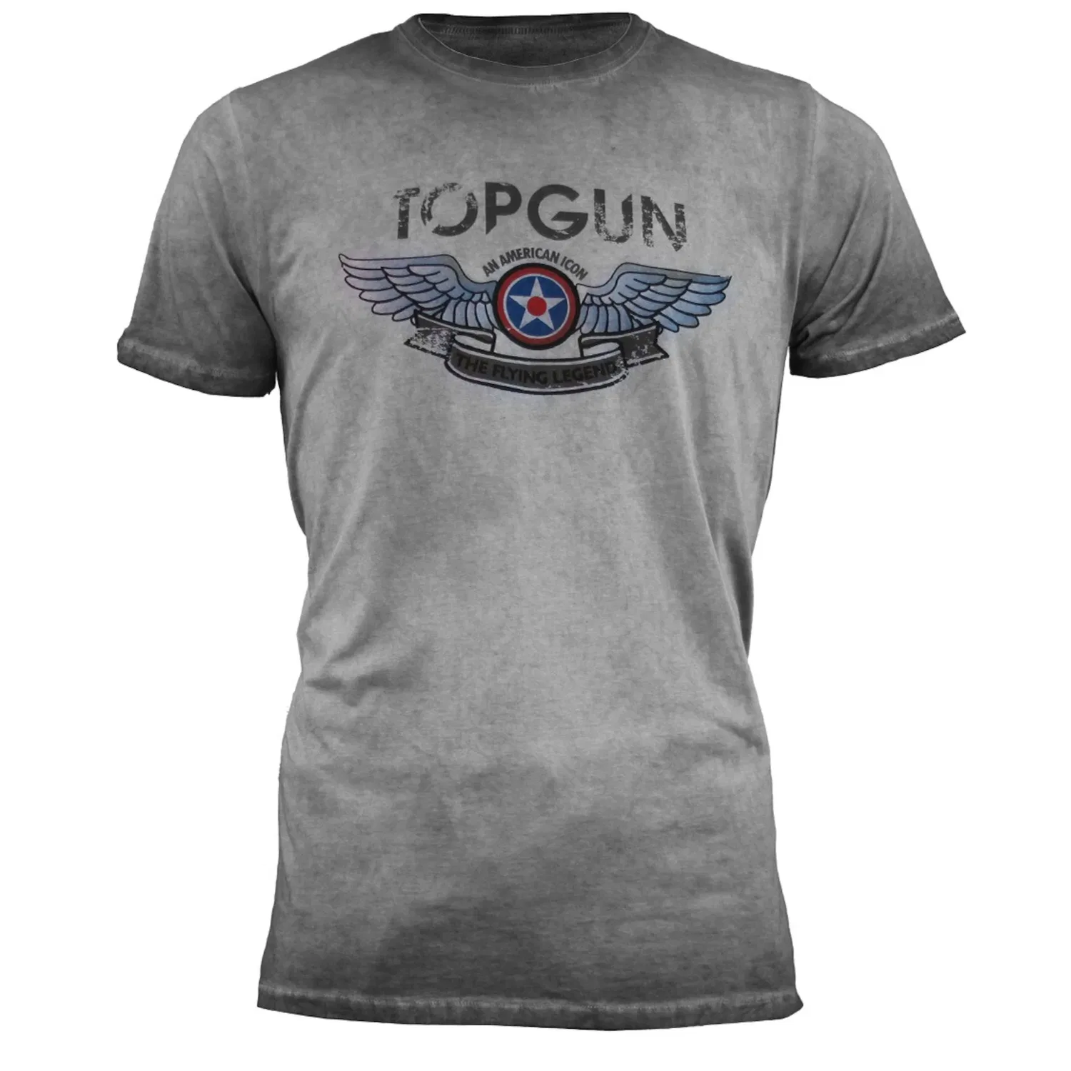 Детская хлопковая футболка с принтом Top Gun, Grey