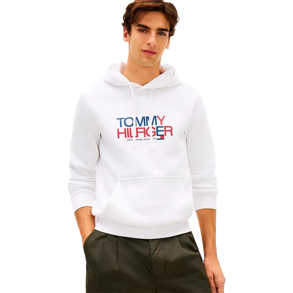 Худи Tommy Hilfiger Brand Love Big Text, белый