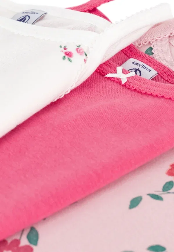 Комплект из 3 маек Petit Bateau, мультиколор — фото 3