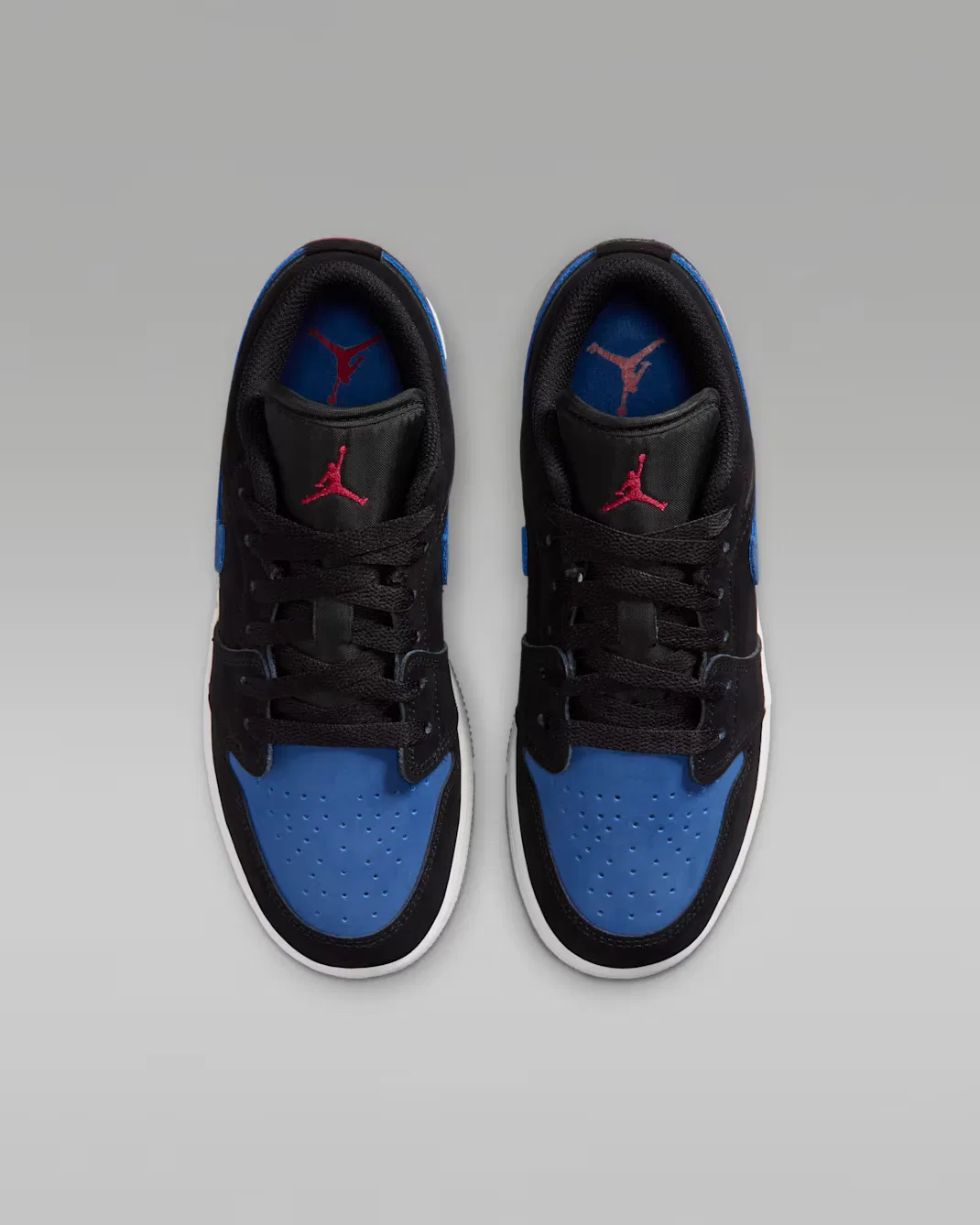 Кроссовки для детей постарше Air Jordan 1 Low, Black/True Blue/Varsity Red/Summit White — фото 4