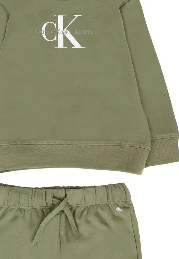 Детский спортивный костюм Calvin Klein, зеленый — фото 3