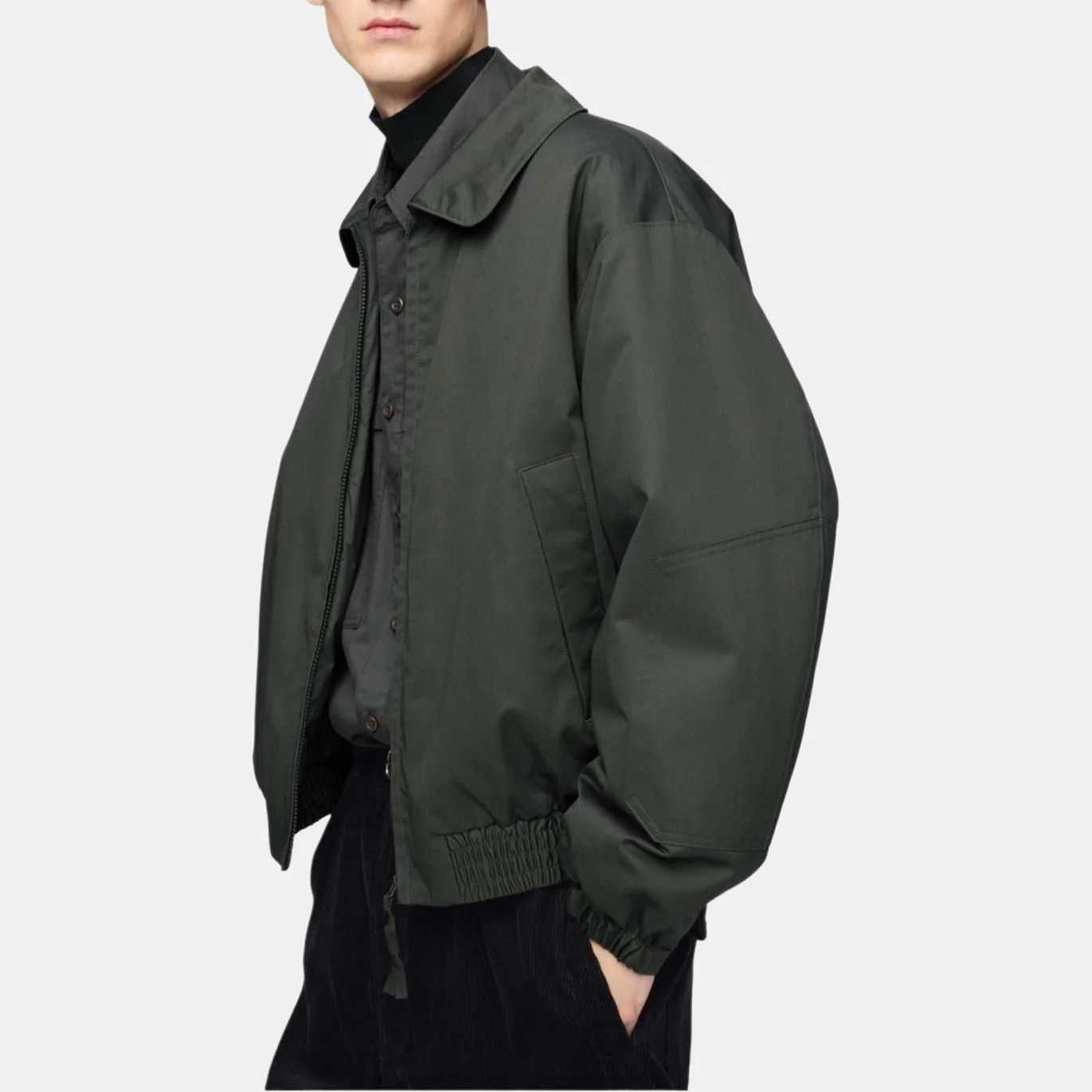 Куртка Uniqlo Collection, тёмно-оливковый — фото 2