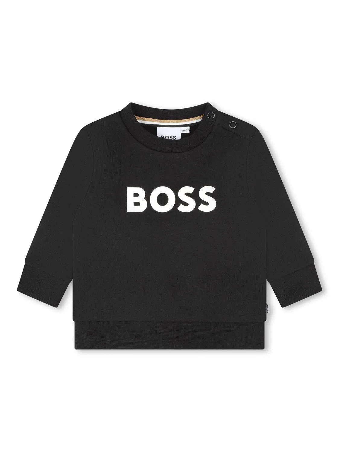 Свитшот с логотипом BOSS, черный