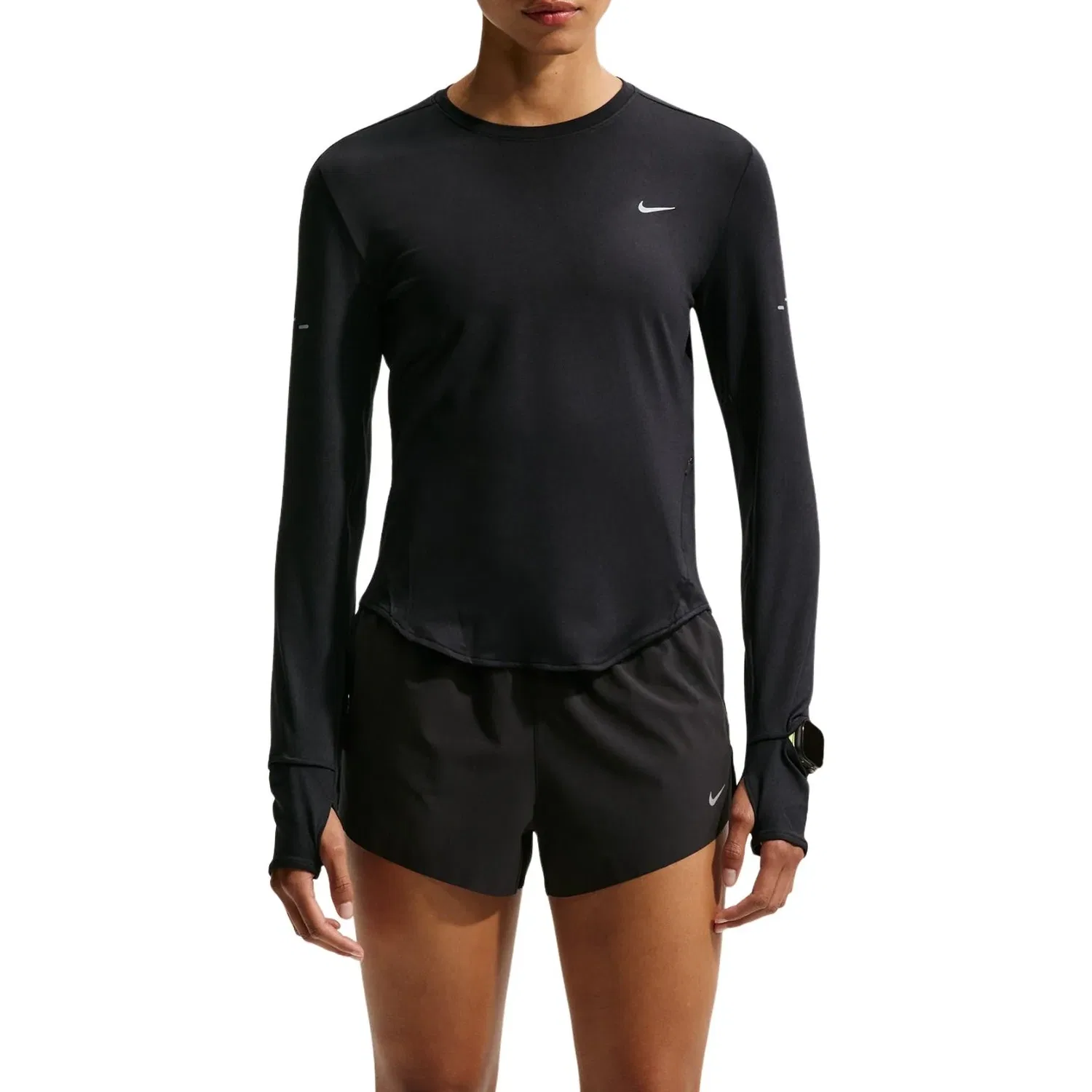 Женская футболка Dri-FIT UV Top 'Black' Nike, черный — фото 3