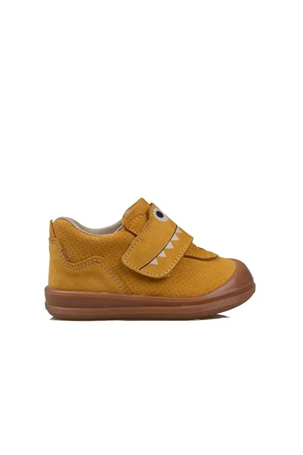 Детские ботинки из нубука для девочек Trend Adımlar, Yellow — фото 2