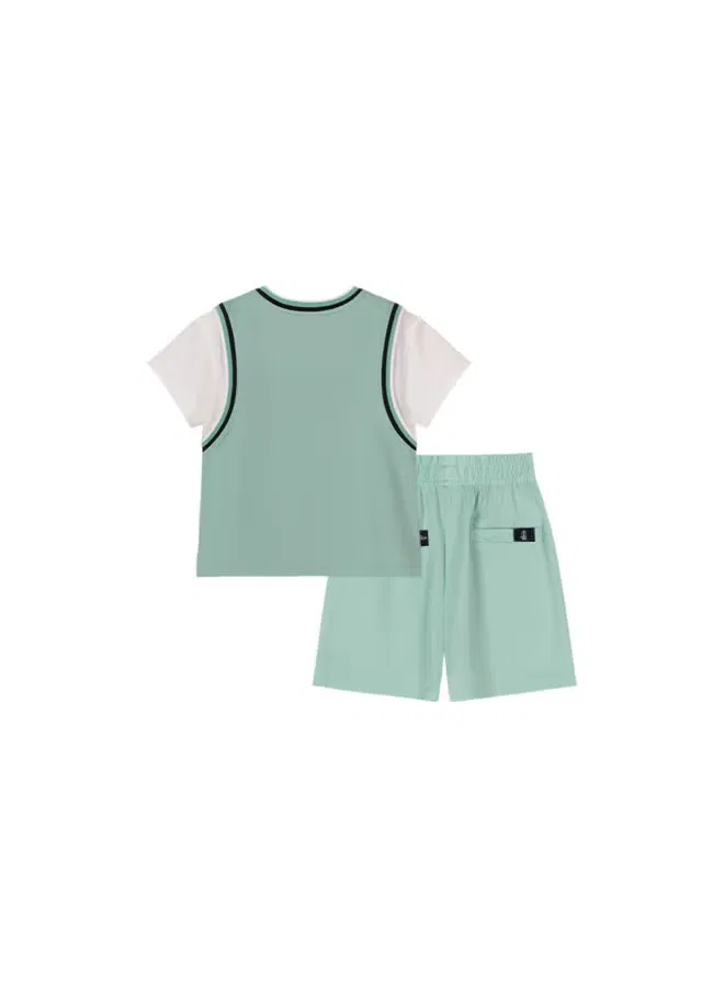 Комплект летний с коротким рукавом и шортами баскетбольный Hush Puppies — фото 3