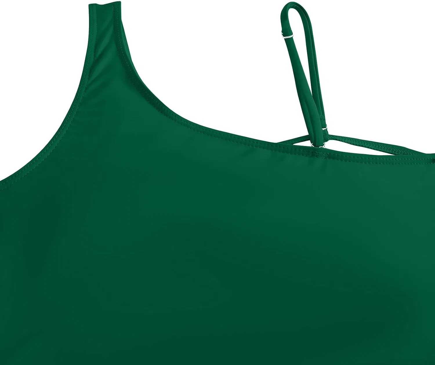 Женский монокини с эффектом утяжки, регулируемые бретели, Mesh, Green — фото 3