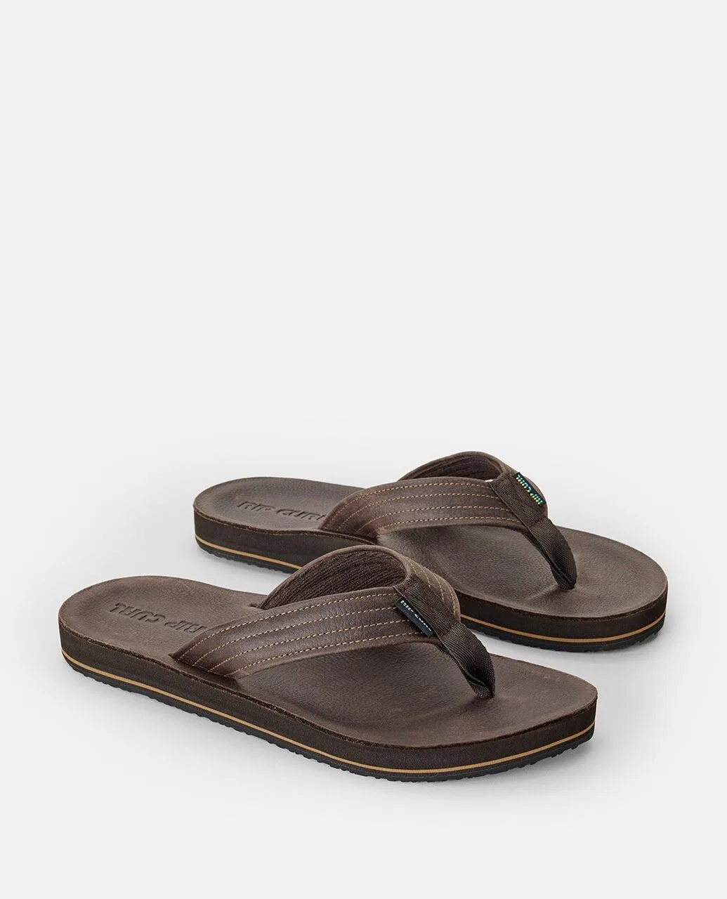Детские сандалии с открытым носком Surf Revival cuir Open Toe Rip Curl, Dark Brown