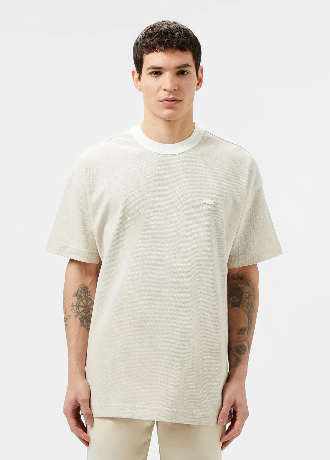 Футболка Lacoste, кремовый