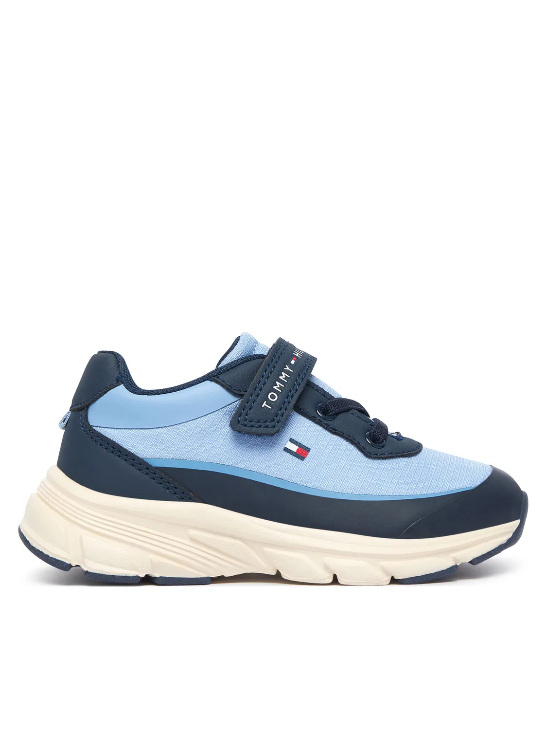 Кроссовки для мальчика Low Cut Lace-Up/Velcro Sneaker Tommy Hilfiger, синий
