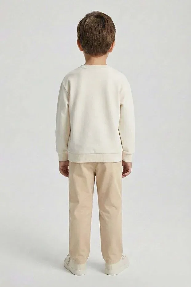 Детские брюки для девочек хлопковые Basics Dmb Boys & Girls, Nude Color — фото 2