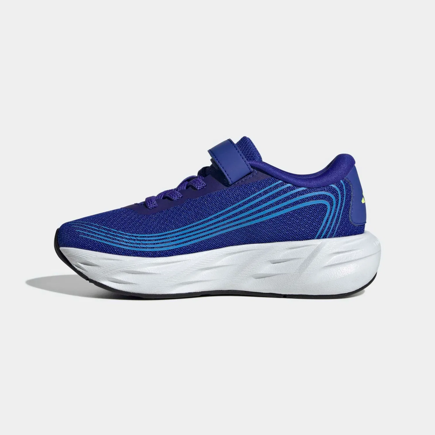 Детские спортивные кроссовки с Cloudfoam Adidas Sportswear, Lucid Blue/Frozen Lemon/Lucid Ray Blue — фото 3