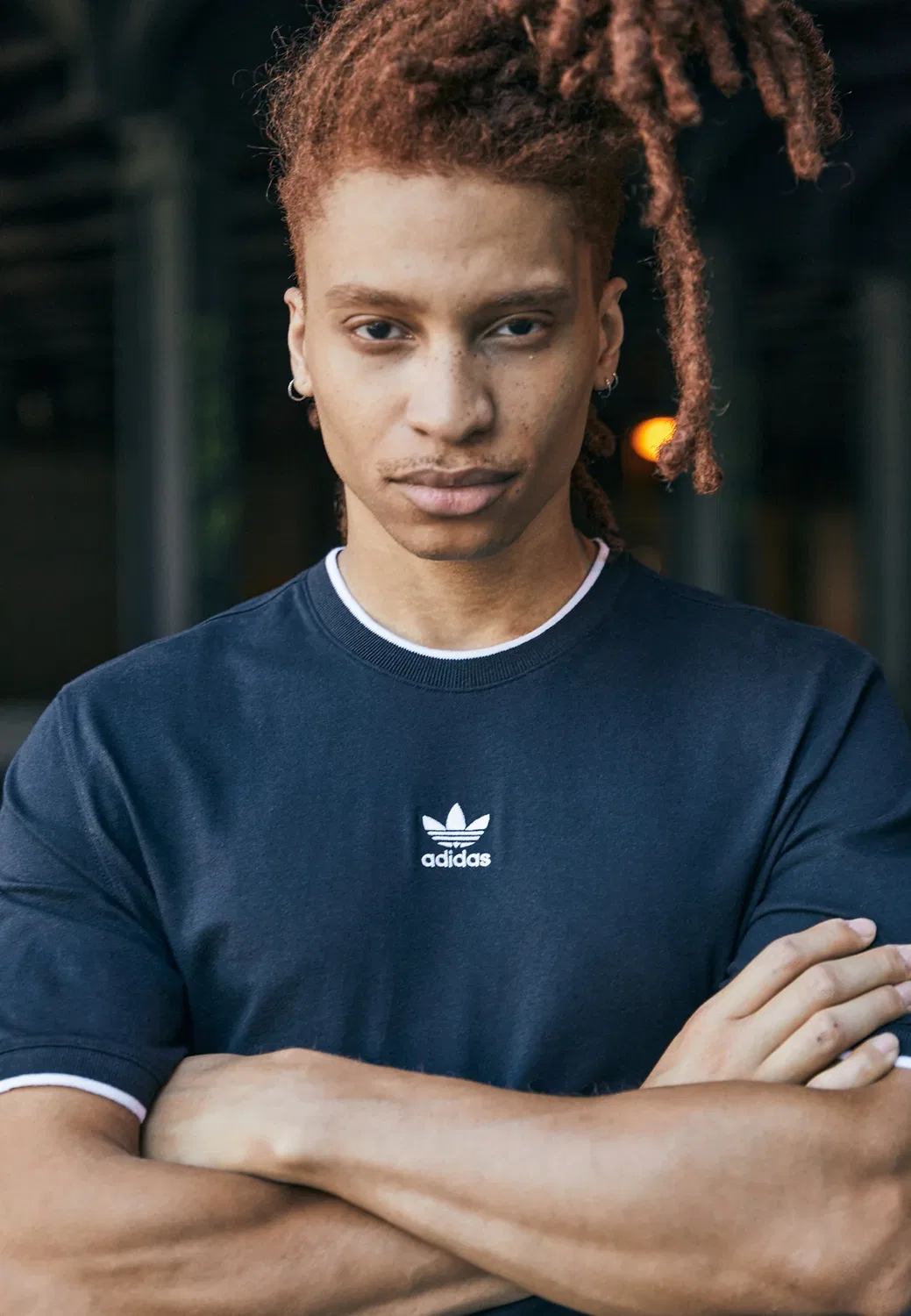 Ess - футболка с принтом Adidas Originals, Black — фото 3