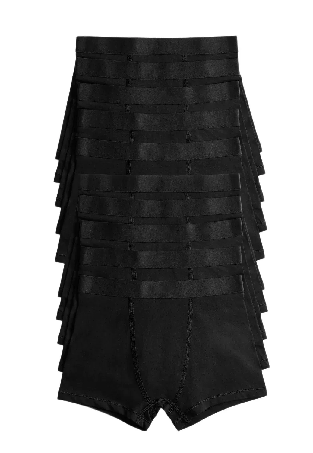 10 штук в упаковке - боксерские трусы Marks & Spencer, Black