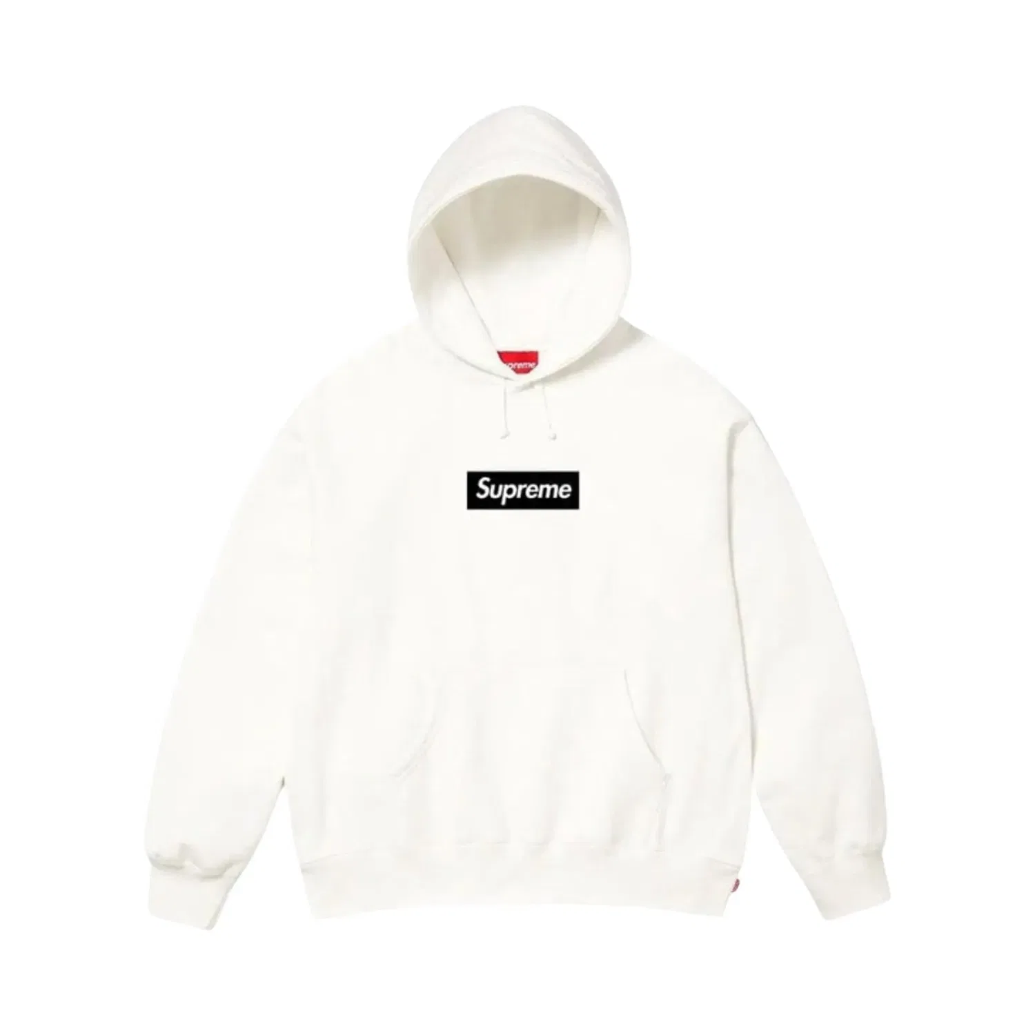 Толстовка Supreme Paris Box Logo Hooded Sweatshirt, белый