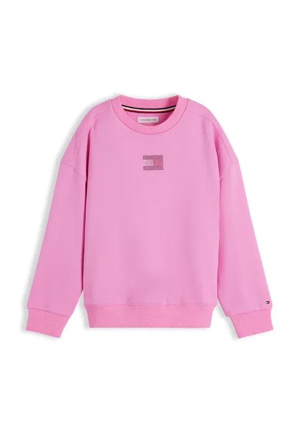 Свитшот с принтом Sweatshirt Tommy Hilfiger, Pink Daisy, розовый — фото 4
