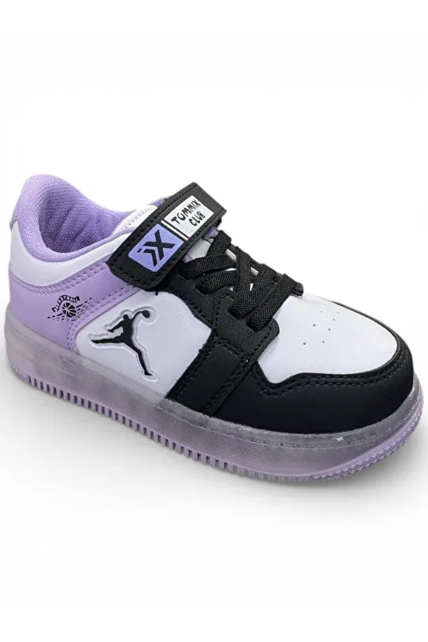 Детские повседневные туфли на липучке Desimod, Black Lilac