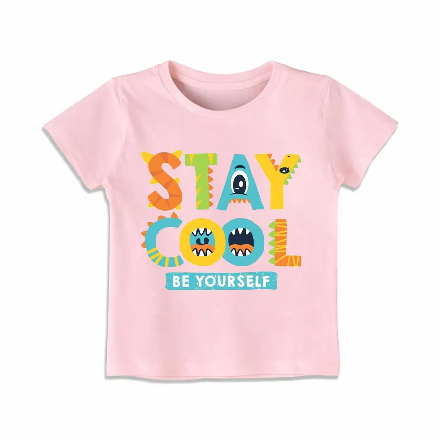 Футболка с принтом Stay Cool Be Yourself Yoo Street, розовый