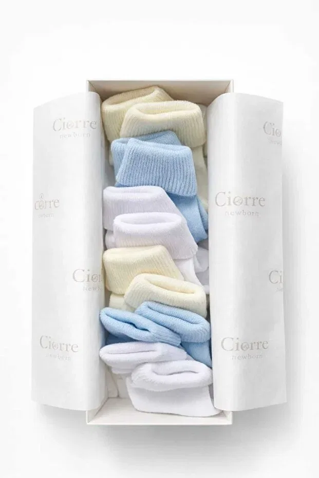 Детские носки хлопковые 6 пар Ciorre, White