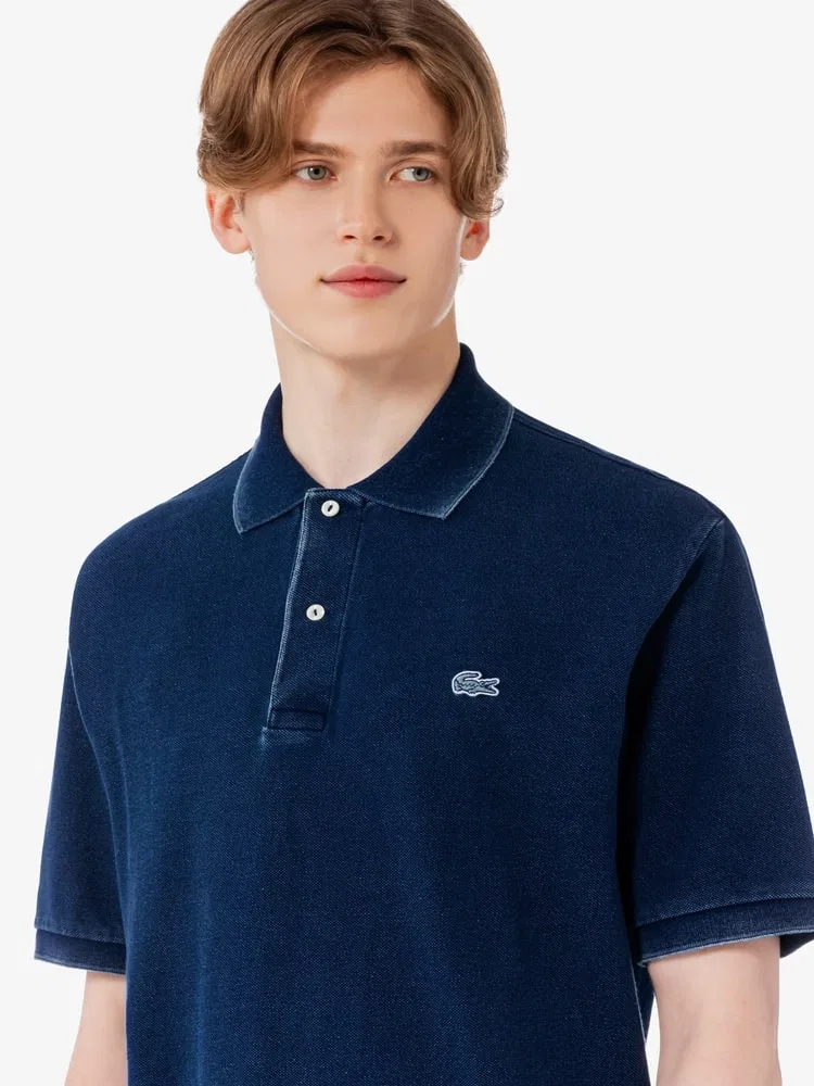 Футболка поло LACOSTE JP Indigo, Navy — фото 2