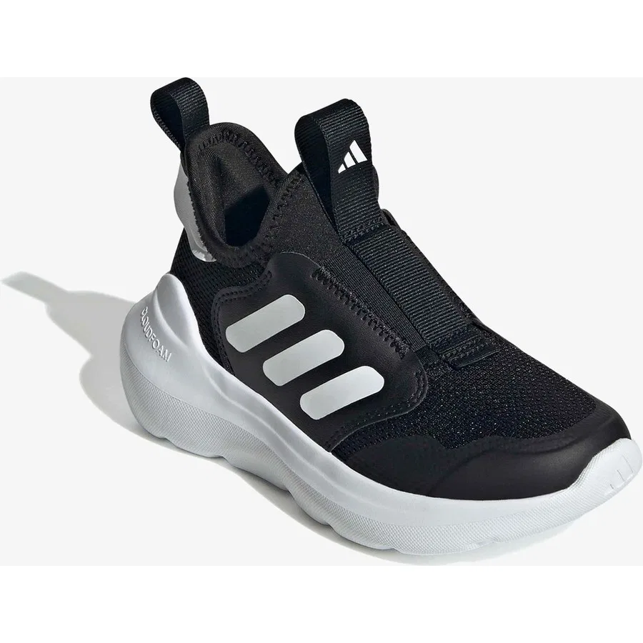 Детские спортивные кроссовки без шнуровки Tensaur Comfort adidas, Черно-белый — фото 2