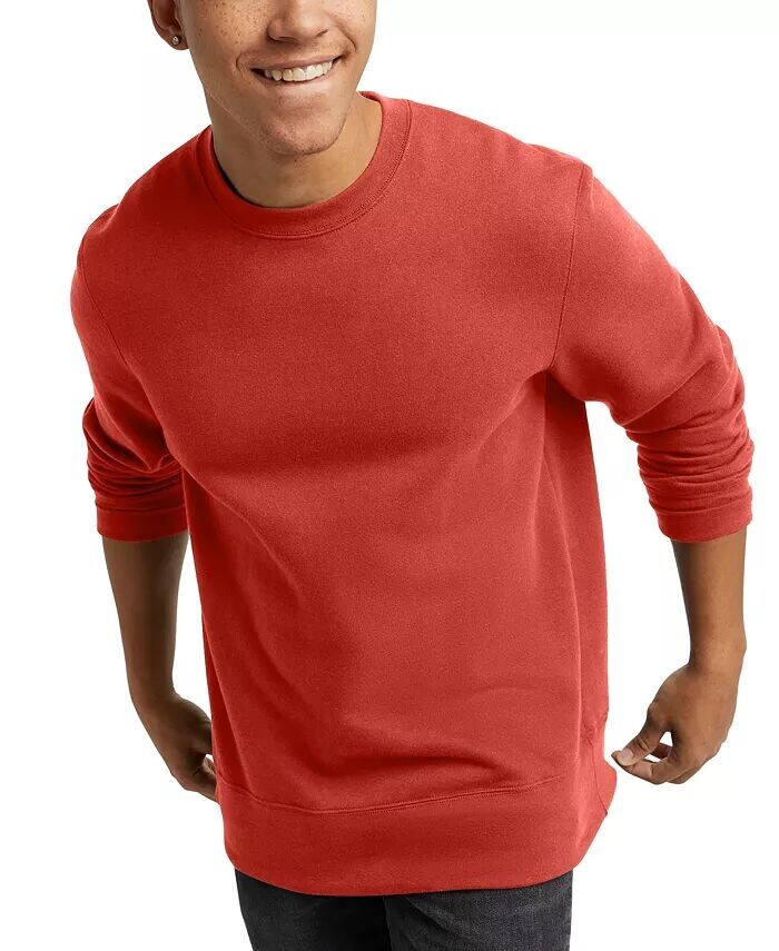 

HANES ORIGINAL Мужская флисовая толстовка Alternative Apparel, красный