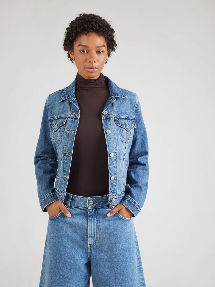 Куртка LEVI'S Between-Season Jacket 'Trucker Jacket' из синего денима — фото 2