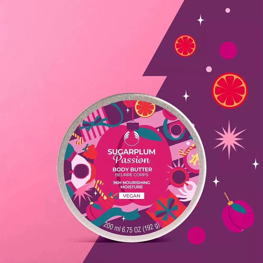Баттер для тела Sugarplum Passion The Body Shop, 200 мл — фото 4